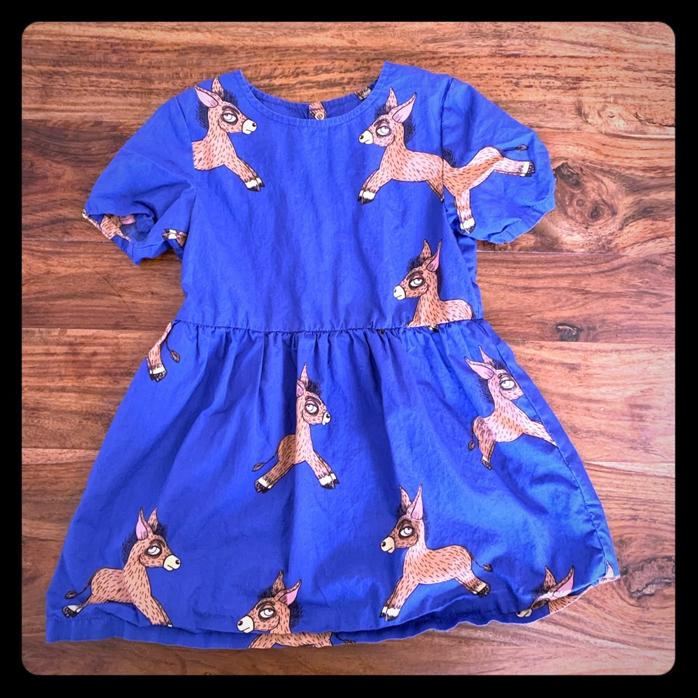 Mini Rodini organic cotton dress 🐎